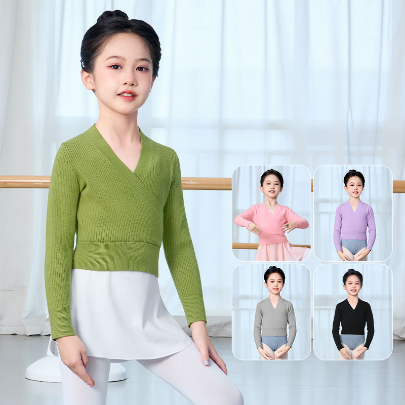 Winter Clothing Kids - Suéter de Ballet para niñas, abrigo