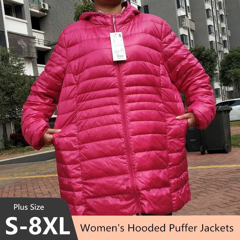Winter Clothing For Plus Size Women - Chaquetas acolchadas con capucha para mujer