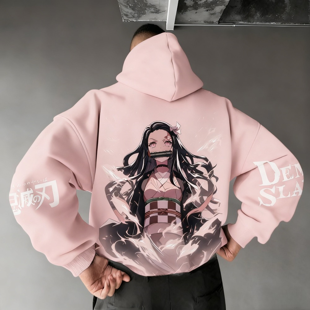Winter Clothing For Boys - Sudadera con capucha Demon Slayer para