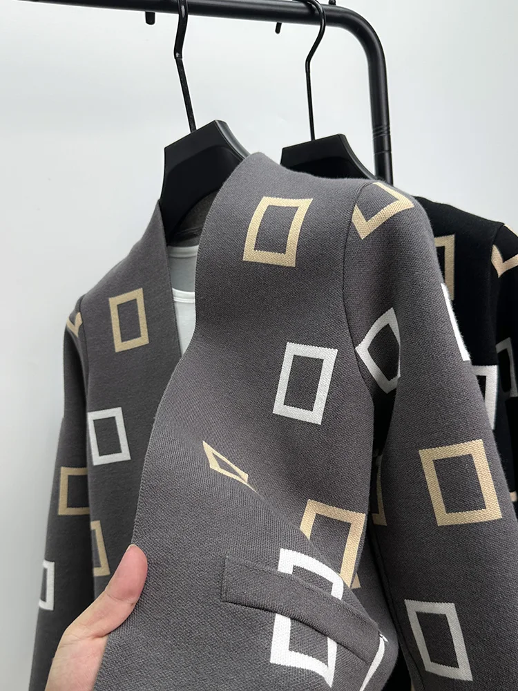 Winter Clothing Men Style - Cárdigan de punto de diseñador de