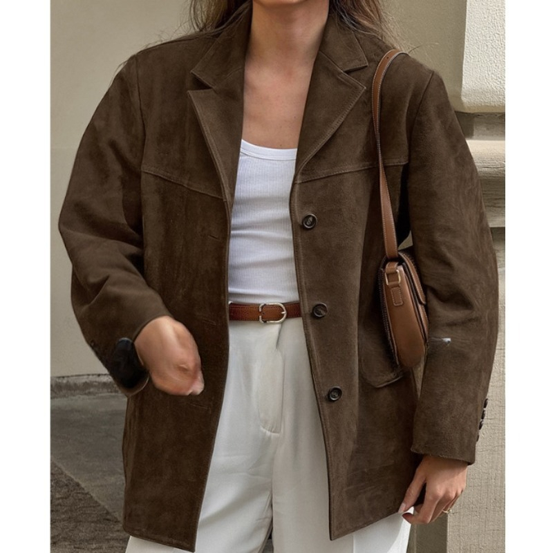 Winter Clothing Amazon - Chaqueta de ante de estilo occidental