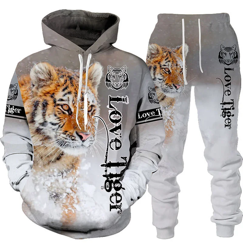 Winter Clothing Men Style - Nueva sudadera con capucha y pantalones