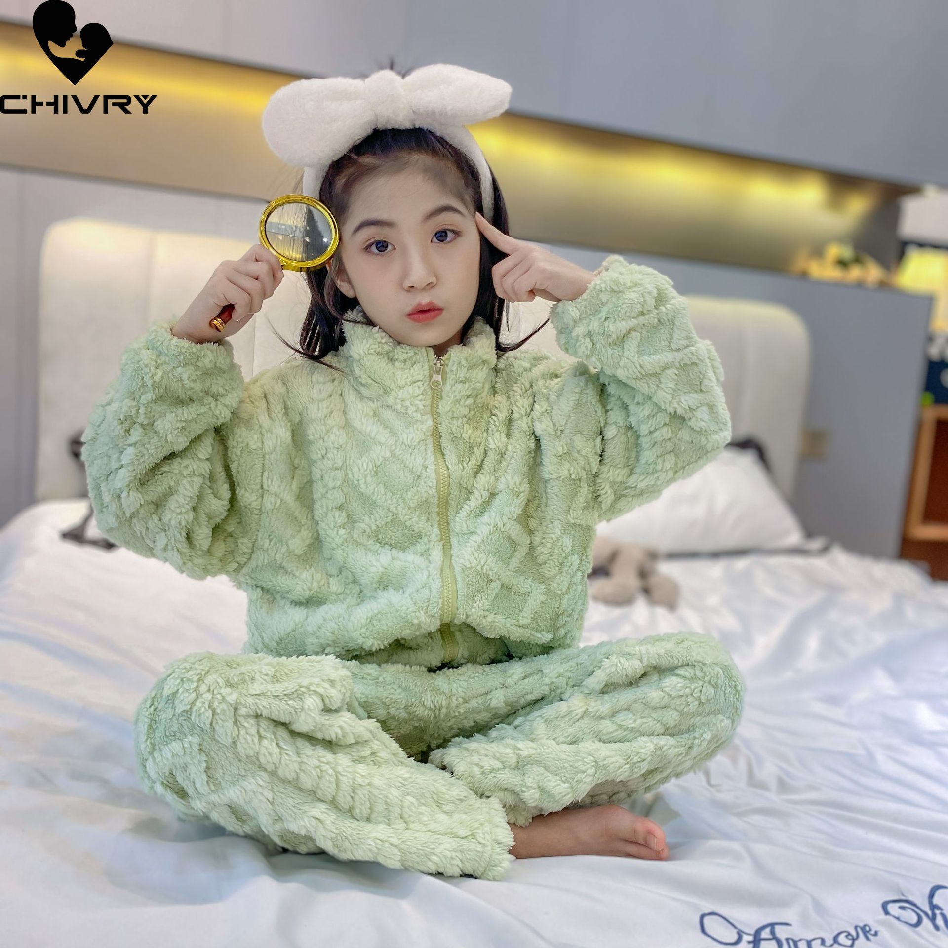 Pijamas de franela gruesa y cá - Winter Clothing Toddler Girl reseña y precio