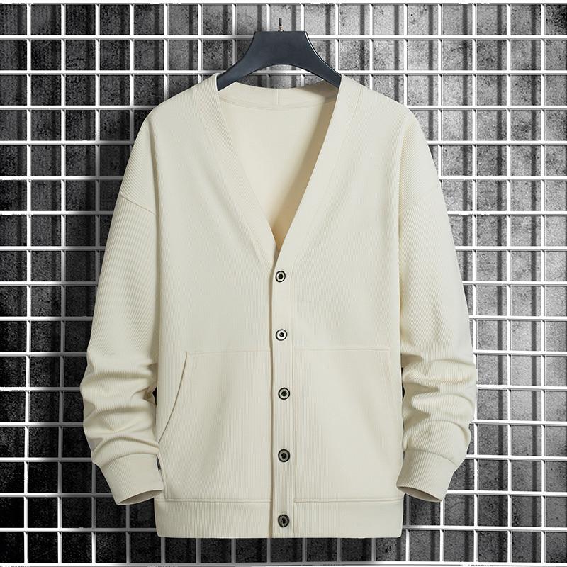 Suéter de talla grande cárdiga - Winter Clothing Men Style reseña y precio