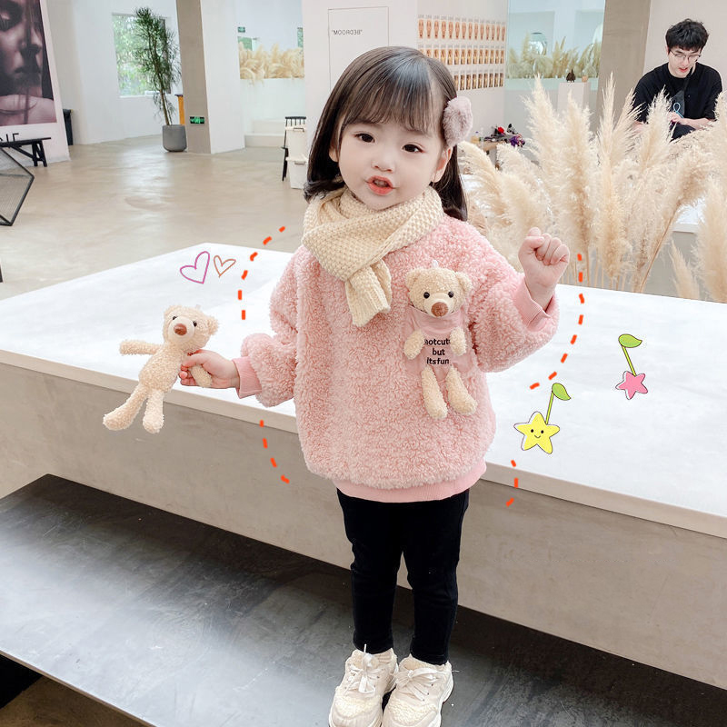 Sudadera de lana cálida para n - Winter Clothing Toddler Girl reseña y precio
