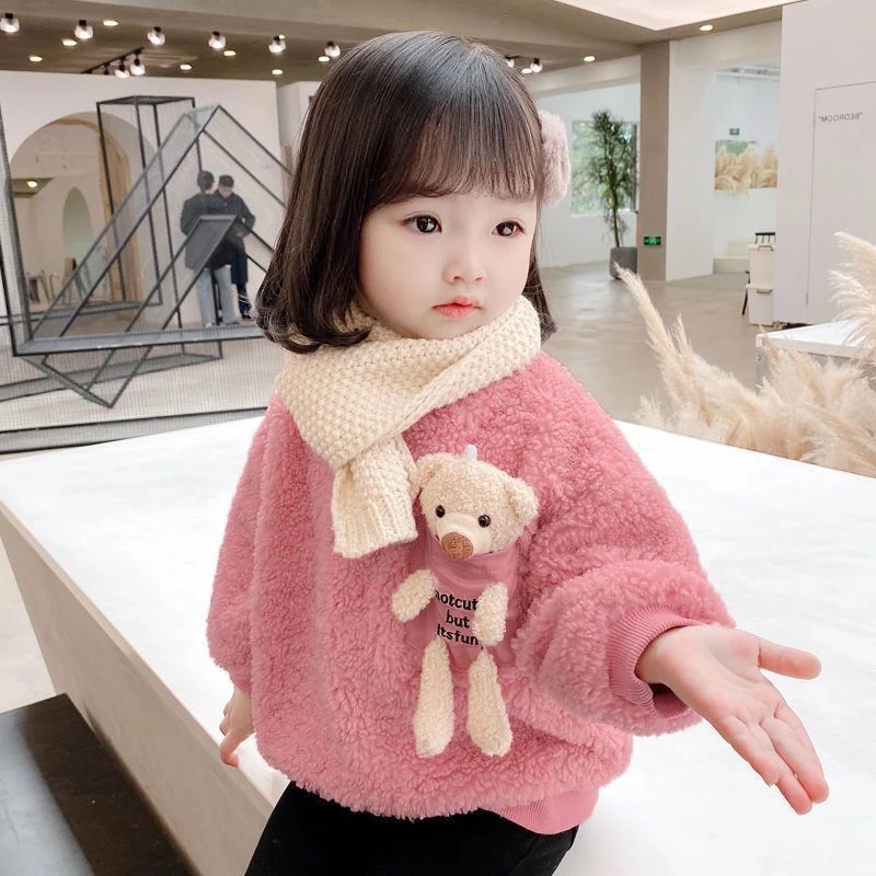 Sudadera de lana cálida para n - Winter Clothing Toddler Girl reseña y precio