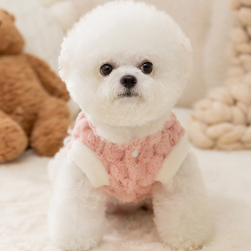 Abrigo cálido de lana para per - Winter Clothing Kids reseña y precio