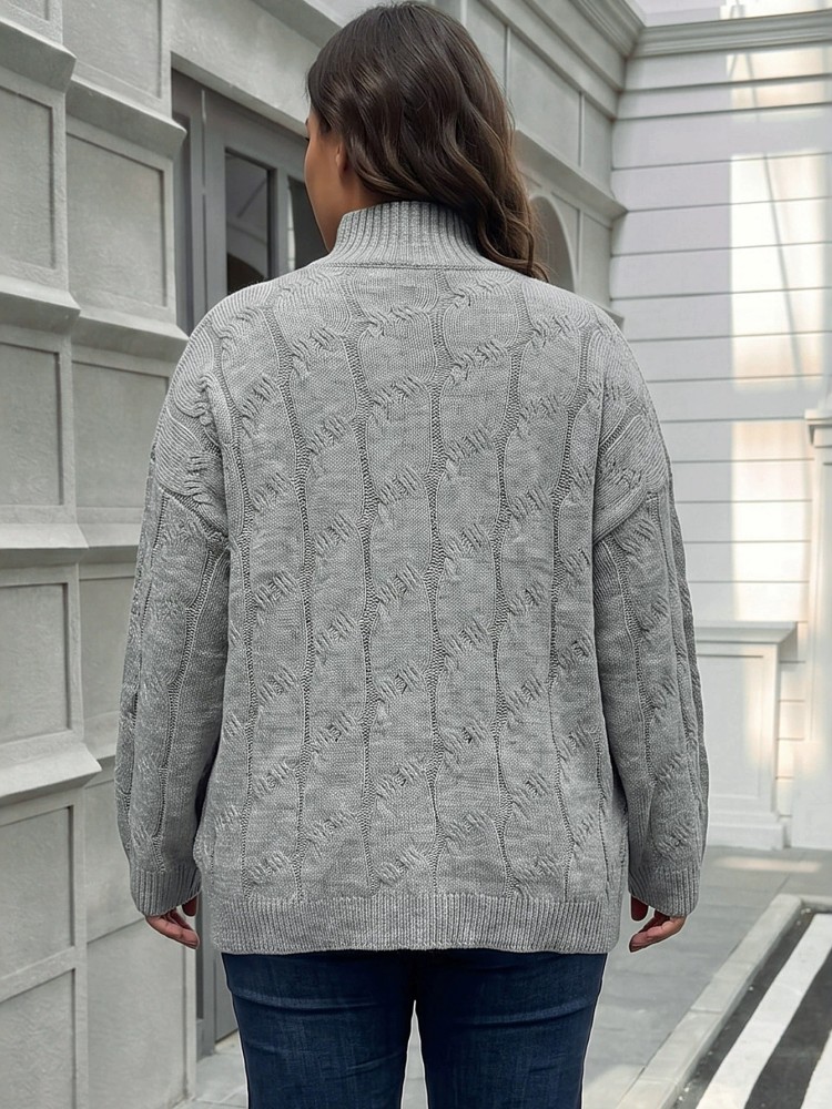 Suéter de Punto Casual de Invi - Winter Clothing For Plus Size Women reseña y precio
