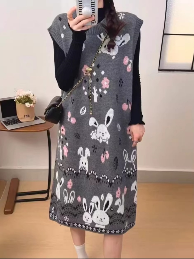Vestido de chaleco suéter de d - Winter Clothing Trends 2025 Women'S reseña y precio