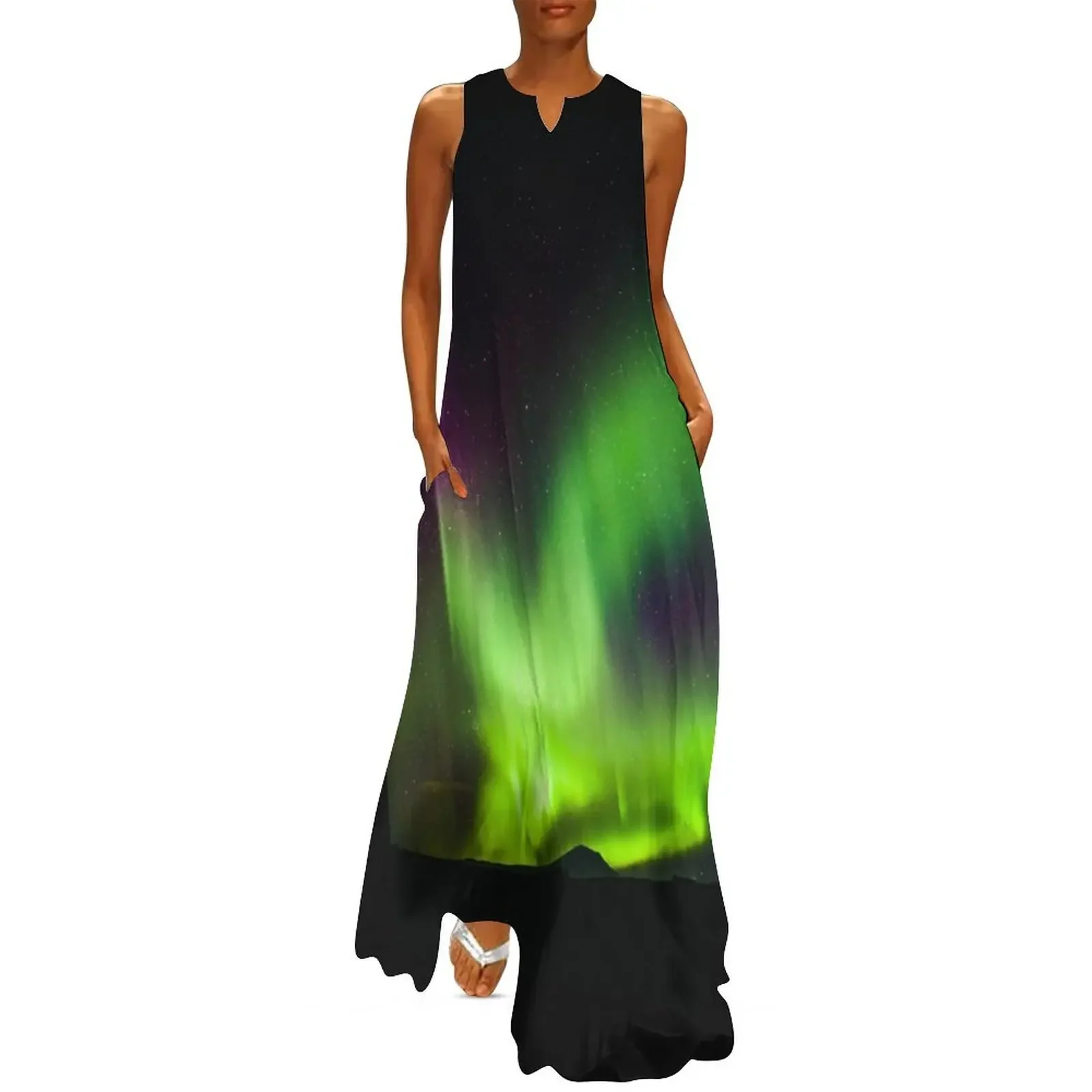 Northern Lights, morado y verd - Winter Clothing Alaska reseña y precio