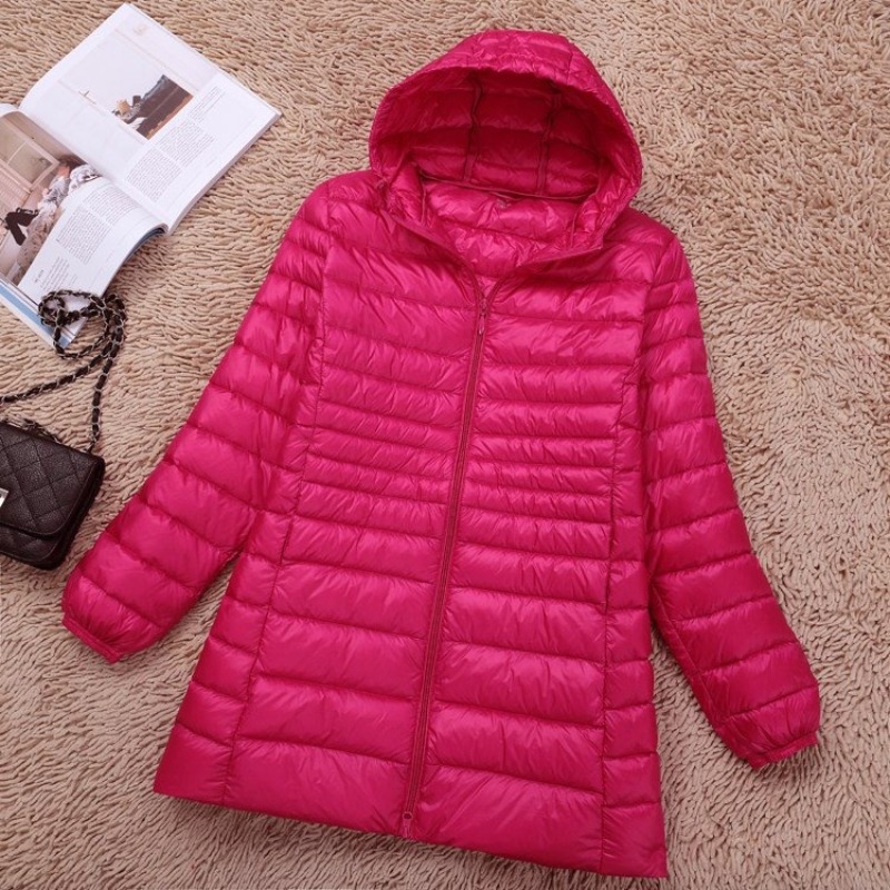 Chaquetas acolchadas con capuc - Winter Clothing For Plus Size Women reseña y precio