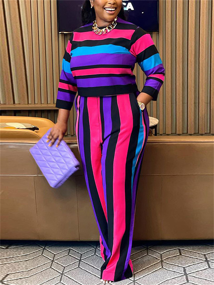 Wmstar-Conjunto de Top corto d - Winter Clothing For Plus Size Women reseña y precio