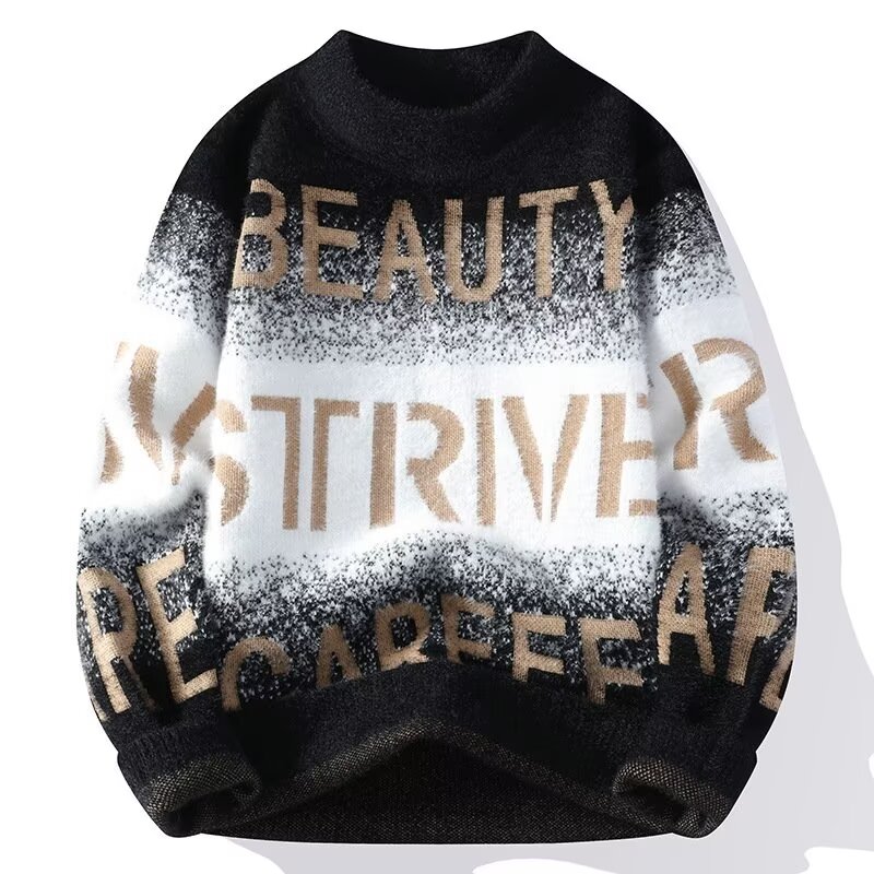 Otoño Invierno suéteres para h - Winter Clothing Men Style reseña y precio