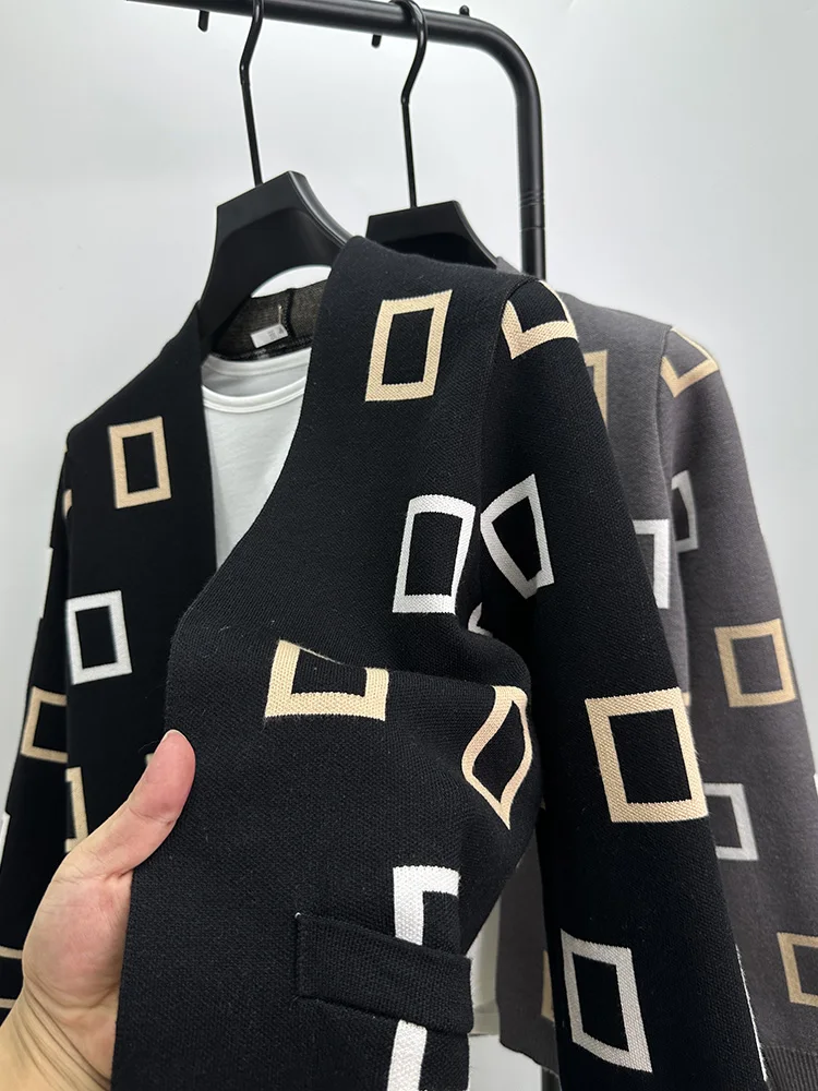 Cárdigan de punto de diseñador - Winter Clothing Men Style reseña y precio