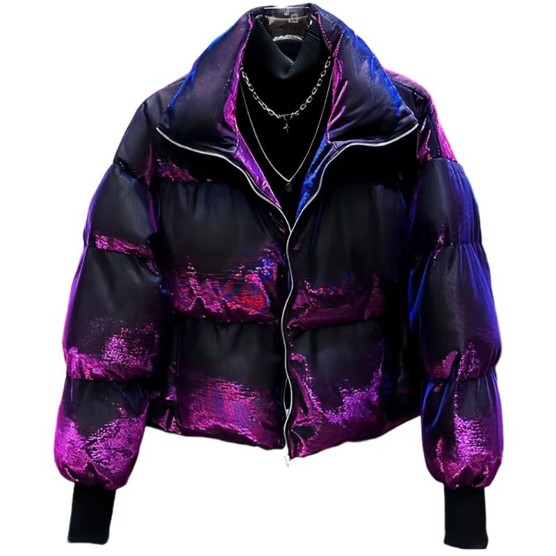 Chaqueta corta y gruesa de alg - Winter Clothing Men Style reseña y precio