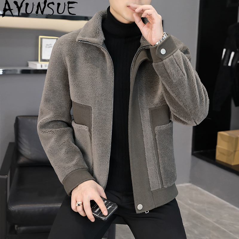 AYUNSUE, abrigos de lana de 10 - Winter Clothing Men Style reseña y precio