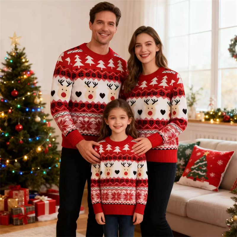 Suéteres familiares de Navidad - Winter Clothing Kids reseña y precio
