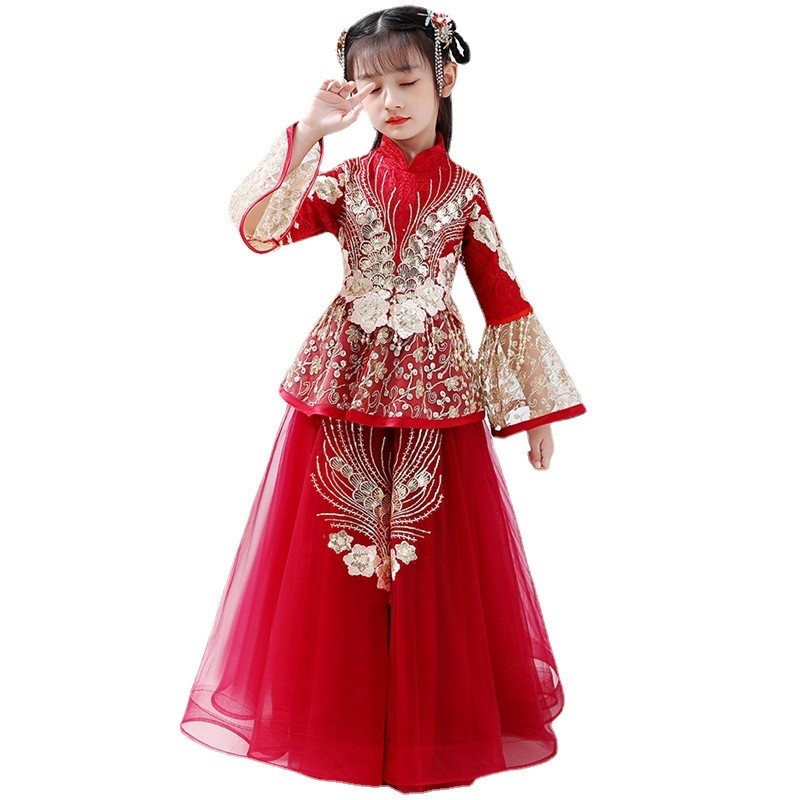 Traje Hanfu Cheongsam para Niñ - Winter Clothing Kids reseña y precio