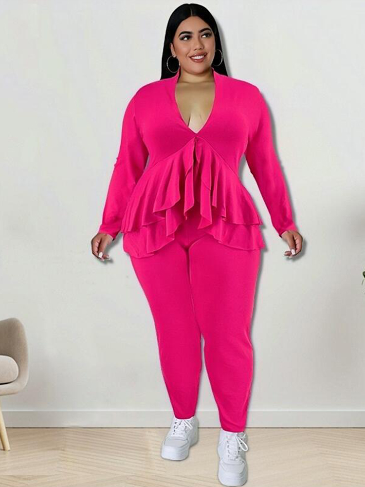 Conjunto de ropa de talla gran - Winter Clothing For Plus Size Women reseña y precio