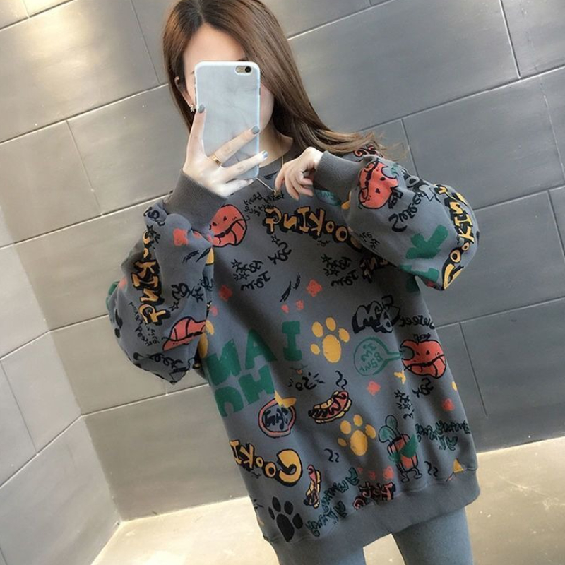 Sudaderas holgadas con estampa - Winter Clothing Essentials For Women reseña y precio