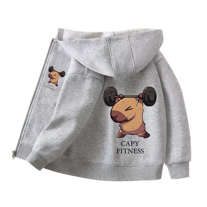 Capibara cremallera sudaderas  - Winter Clothing For Boys reseña y precio