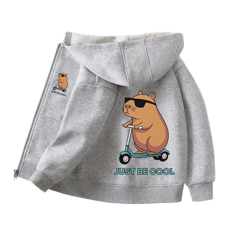Capibara cremallera sudaderas  - Winter Clothing For Boys reseña y precio