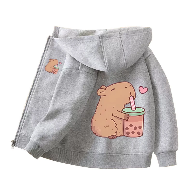 Capibara cremallera sudaderas  - Winter Clothing For Boys reseña y precio