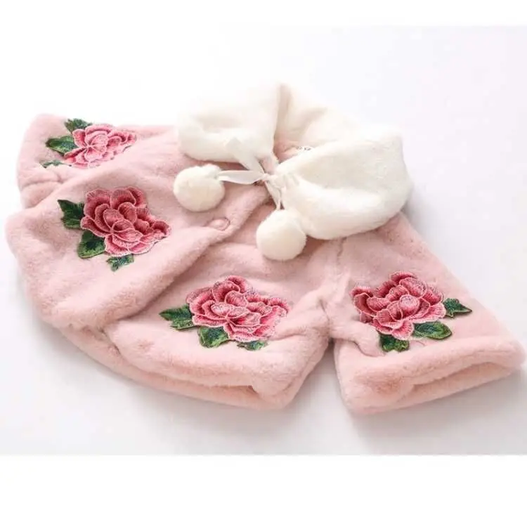 Capa de piel de imitación para - Winter Clothing Toddler Girl reseña y precio