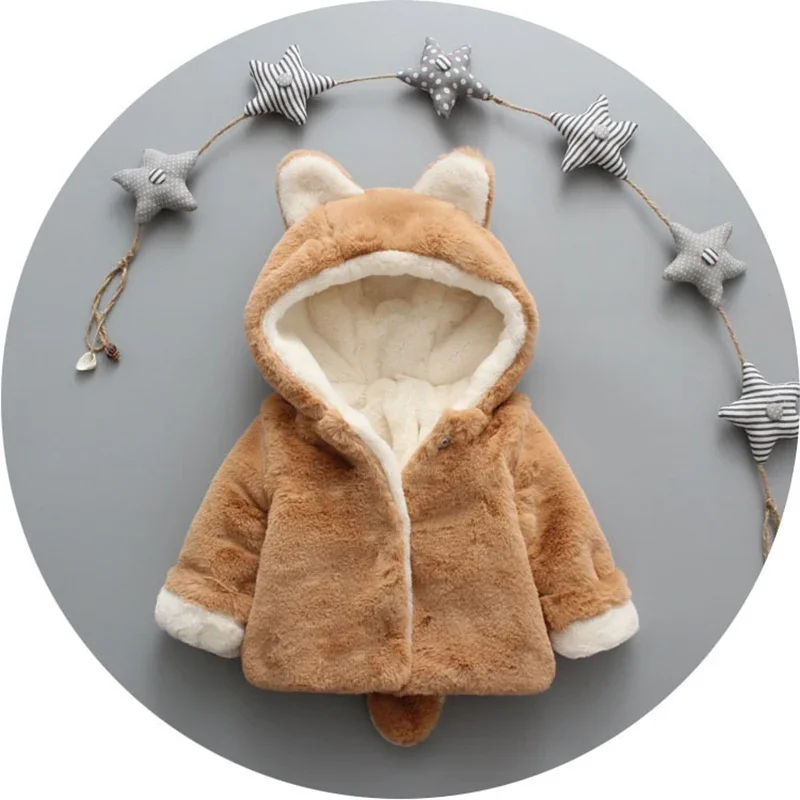 Chaqueta de felpa con orejas d - Winter Clothing Toddler Girl reseña y precio