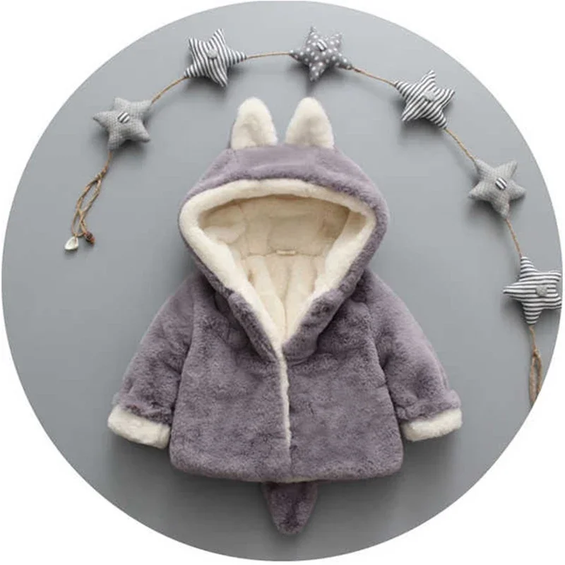 Chaqueta de felpa con orejas d - Winter Clothing Toddler Girl reseña y precio