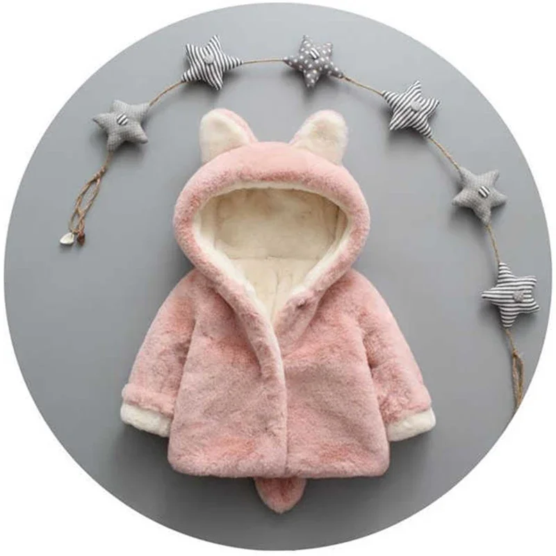 Chaqueta de felpa con orejas d - Winter Clothing Toddler Girl reseña y precio