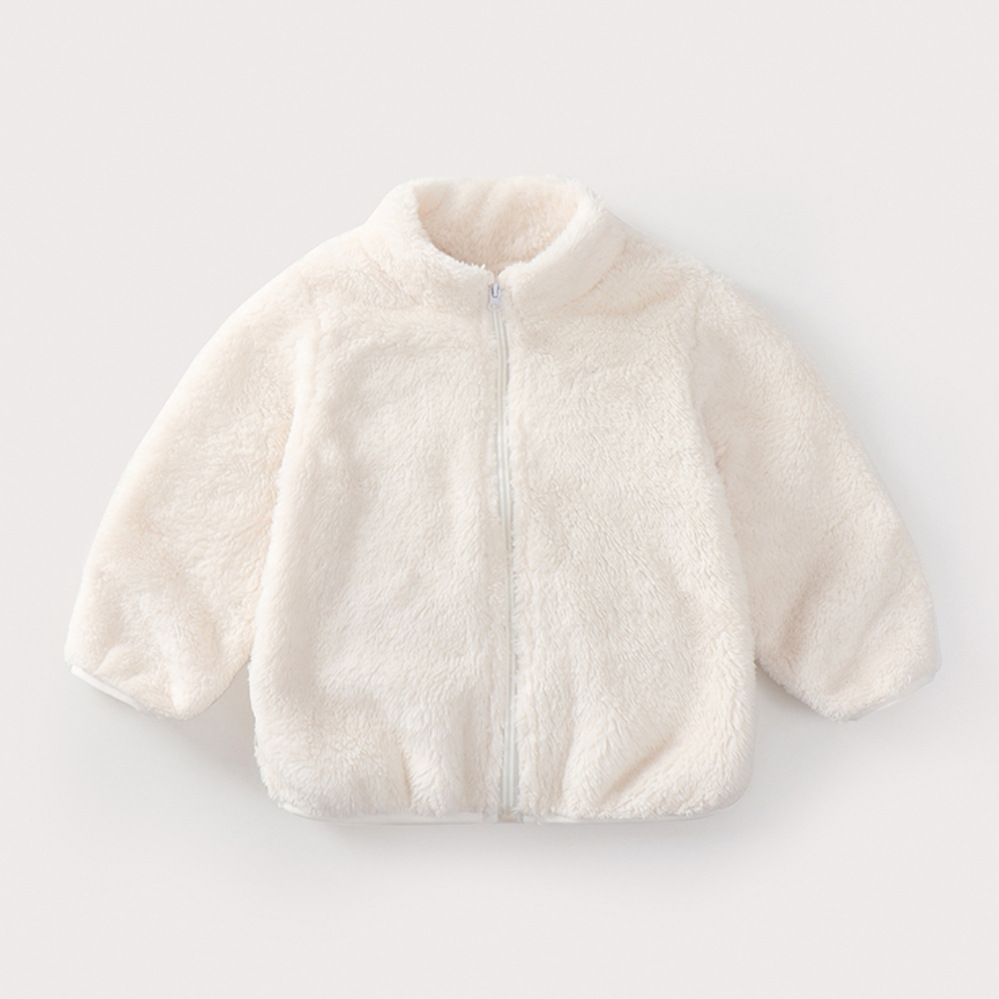 Abrigo de Felpa de Color Sólid - Winter Clothing Toddler Girl reseña y precio