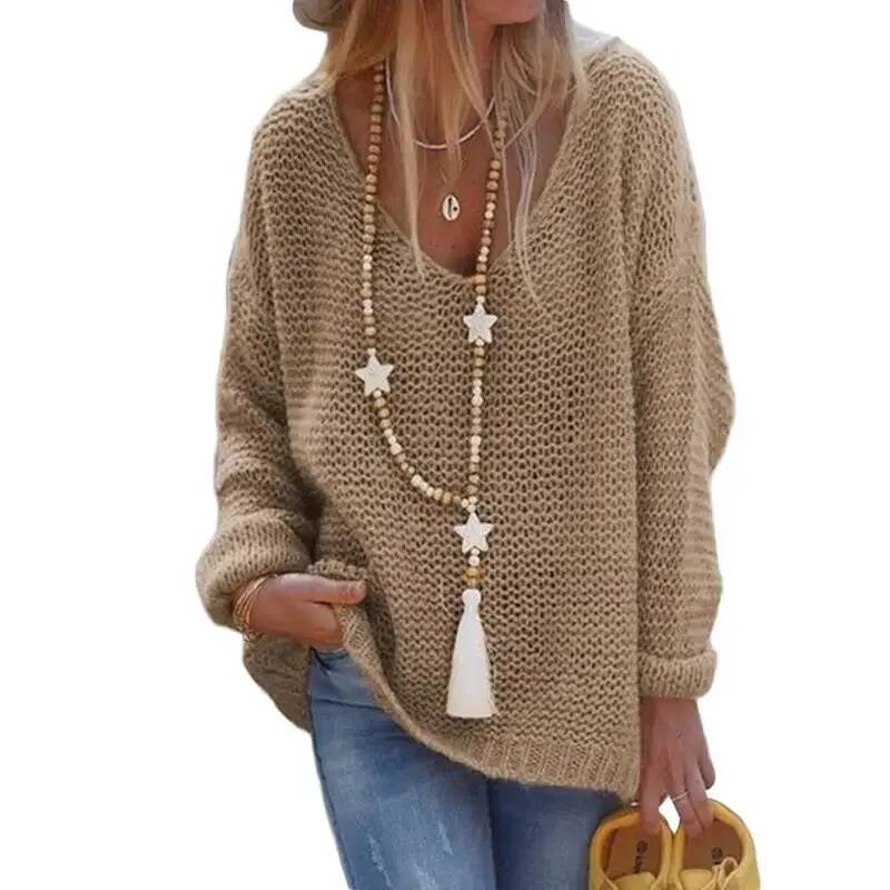 Suéter de Punto para Mujer, Cu - Winter Clothing Amazon reseña y precio